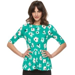 Elle Floral Print Top